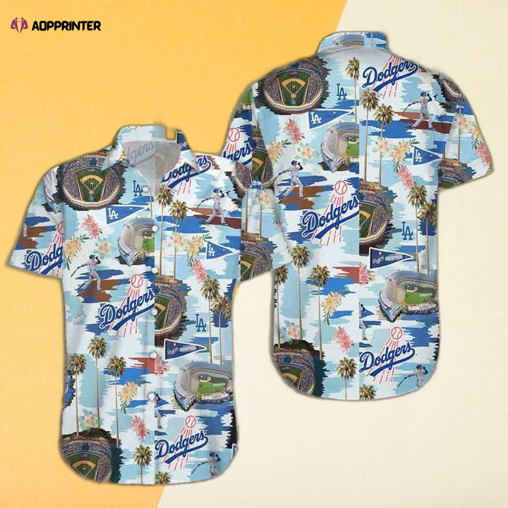 Dodger Dodgers La Hawaiian Shirt