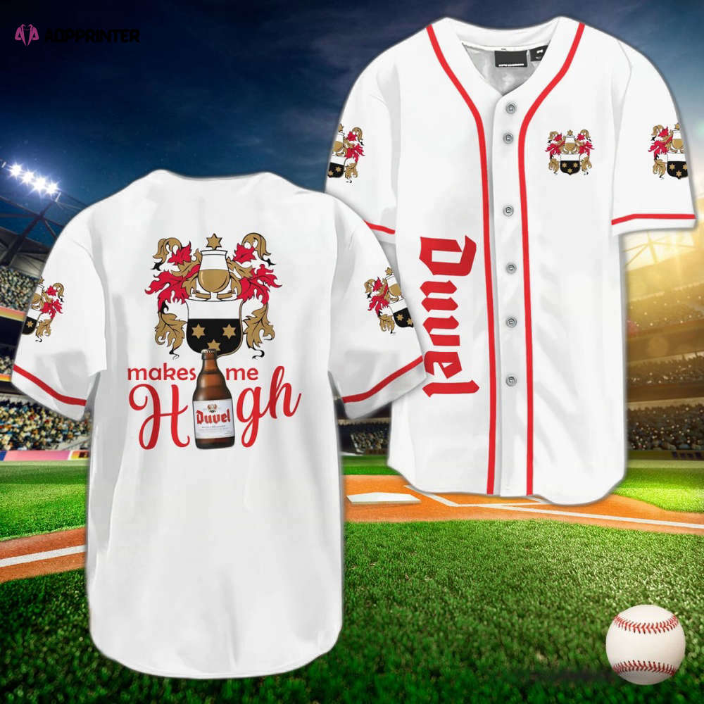 Duvel Beer High Baseball Jersey: Elevate Style & Spirits with Premium Craft Brews