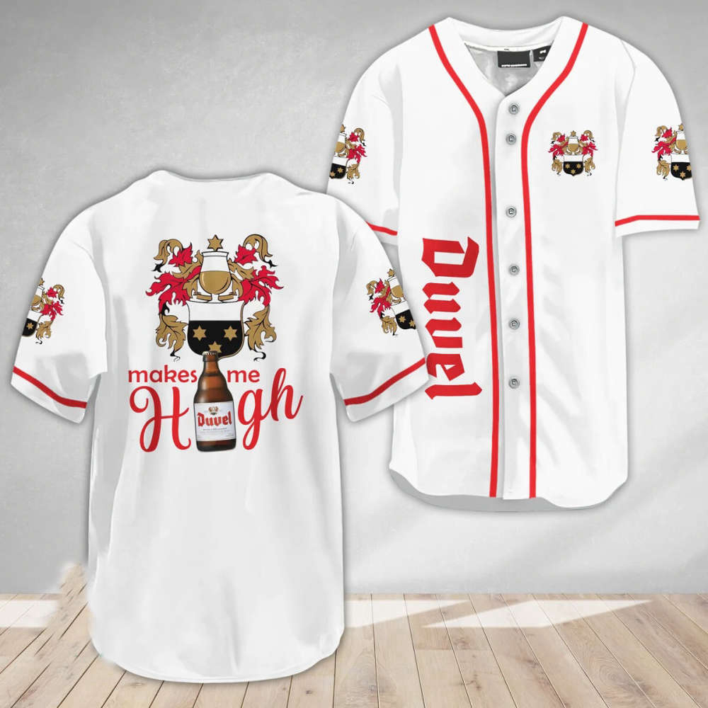 Duvel Beer High Baseball Jersey: Elevate Style & Spirits with Premium Craft Brews