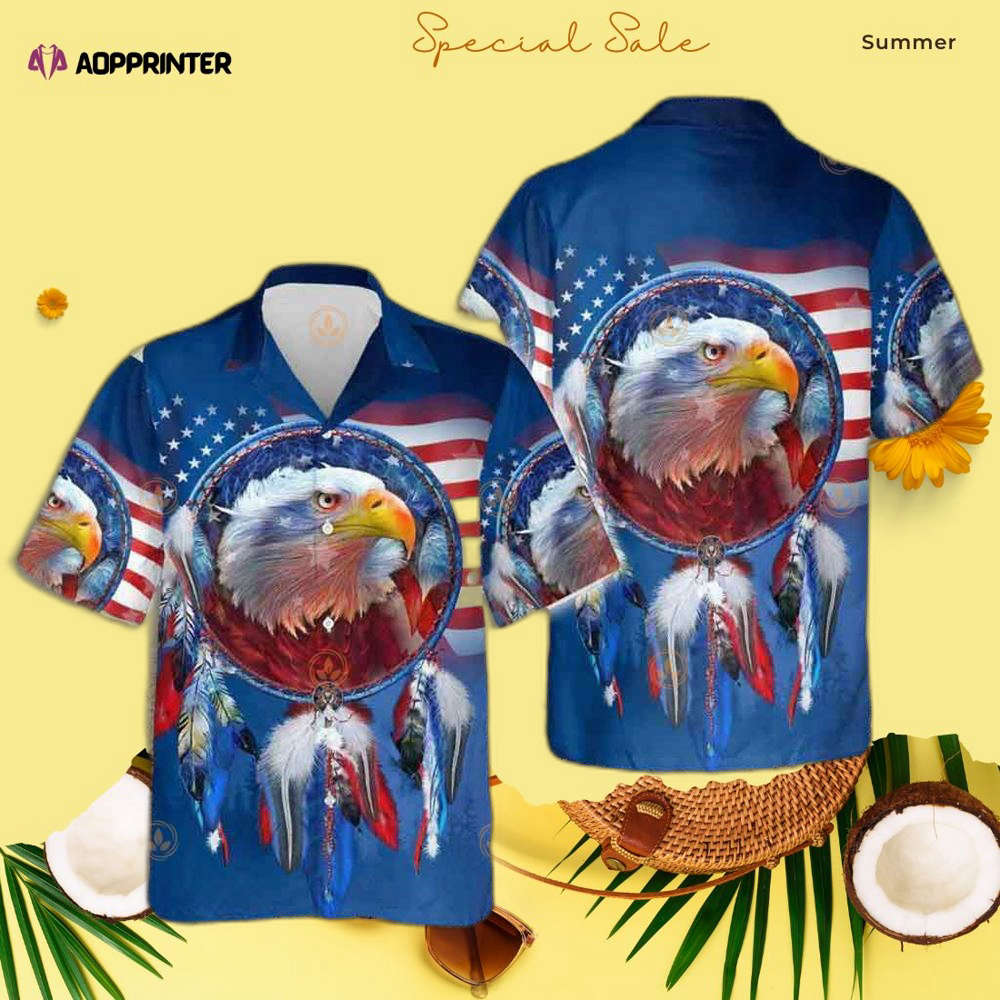 Eagle Eagle Dreamcatcher Cool Hawaiian Shirt