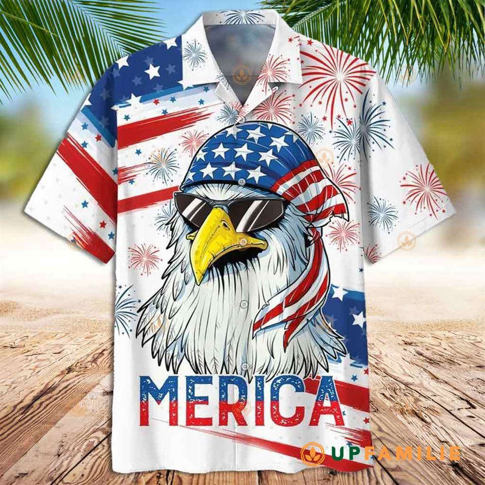 Eagle Eagle Merica Independence Day Hawaiian Shirt