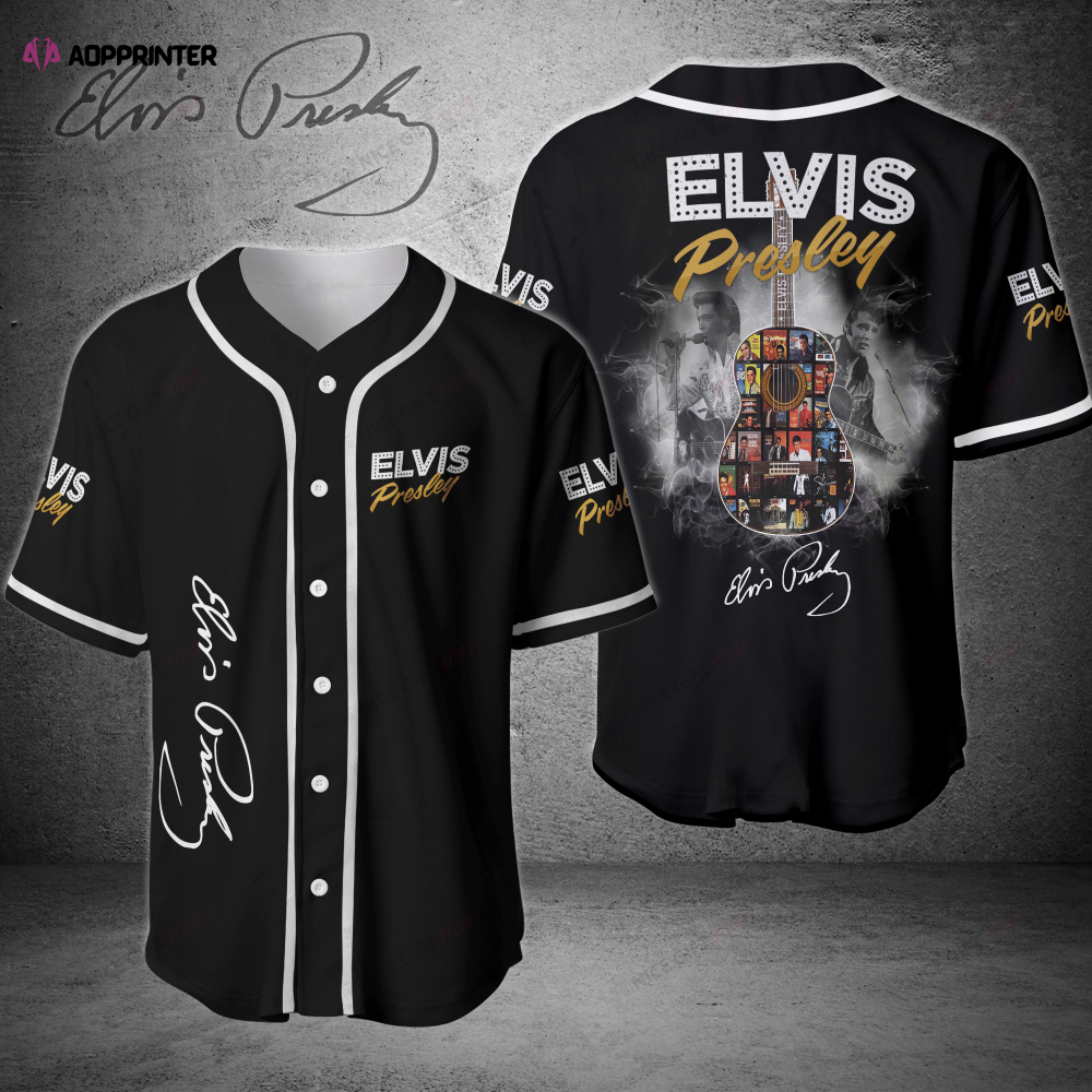 In Memory of Elvis Presley Baseball Jersey – Tribute to the King!