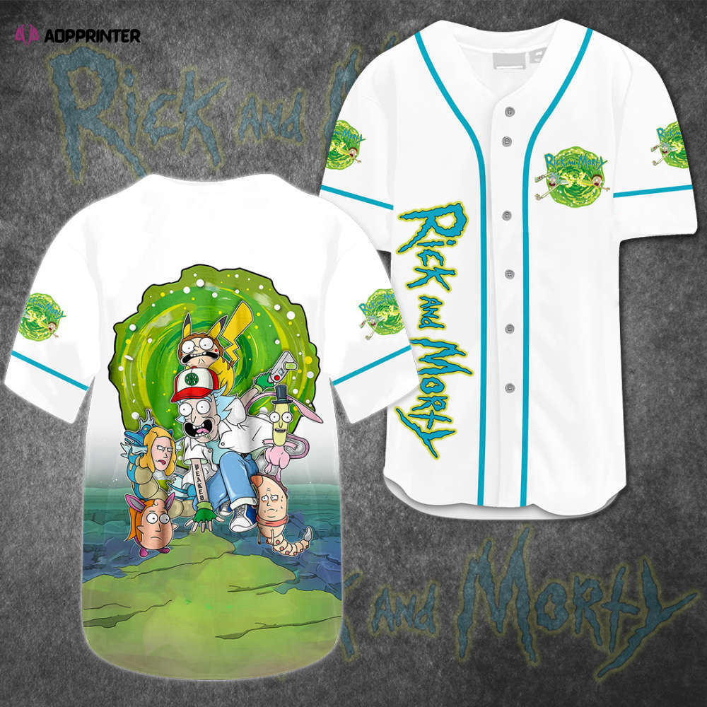 Exclusive Rick And Morty Pokemon Baseball Jersey – Limited Edition Design