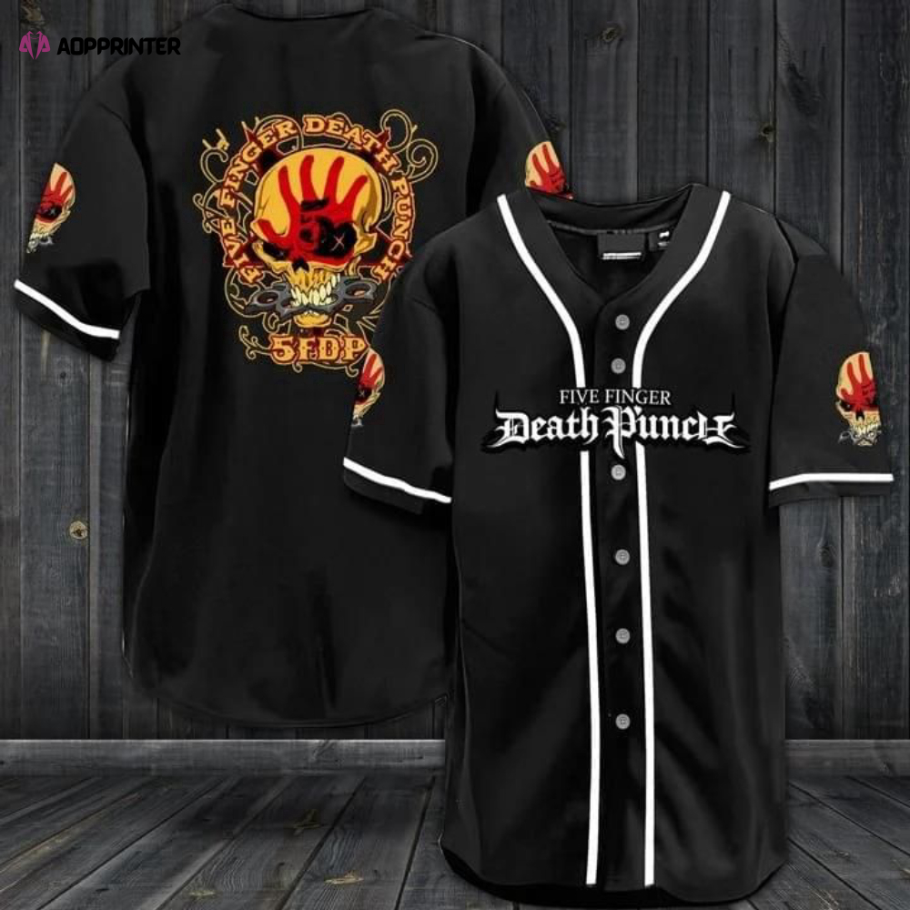 Five Finger Death Punch 634 Baseball Jersey: Rock Your Style with Quality & Comfort