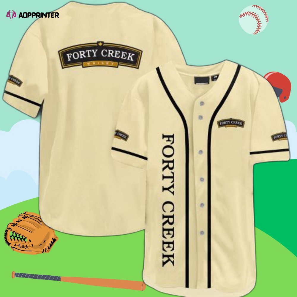 Forty Creek Whiskey 6k784 Baseball Jersey