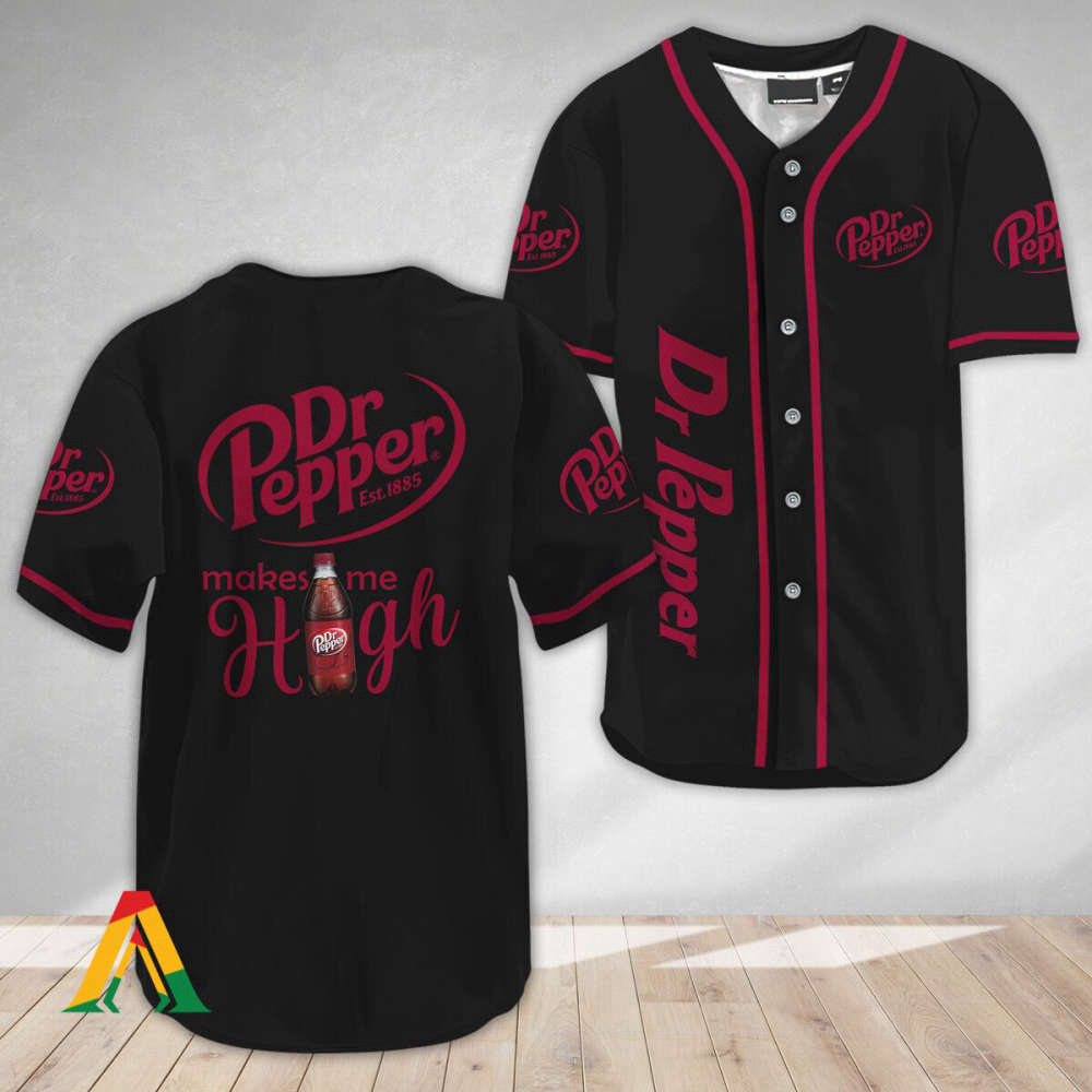 Get Elevated with Dr Pepper: Make Me High Baseball Jersey