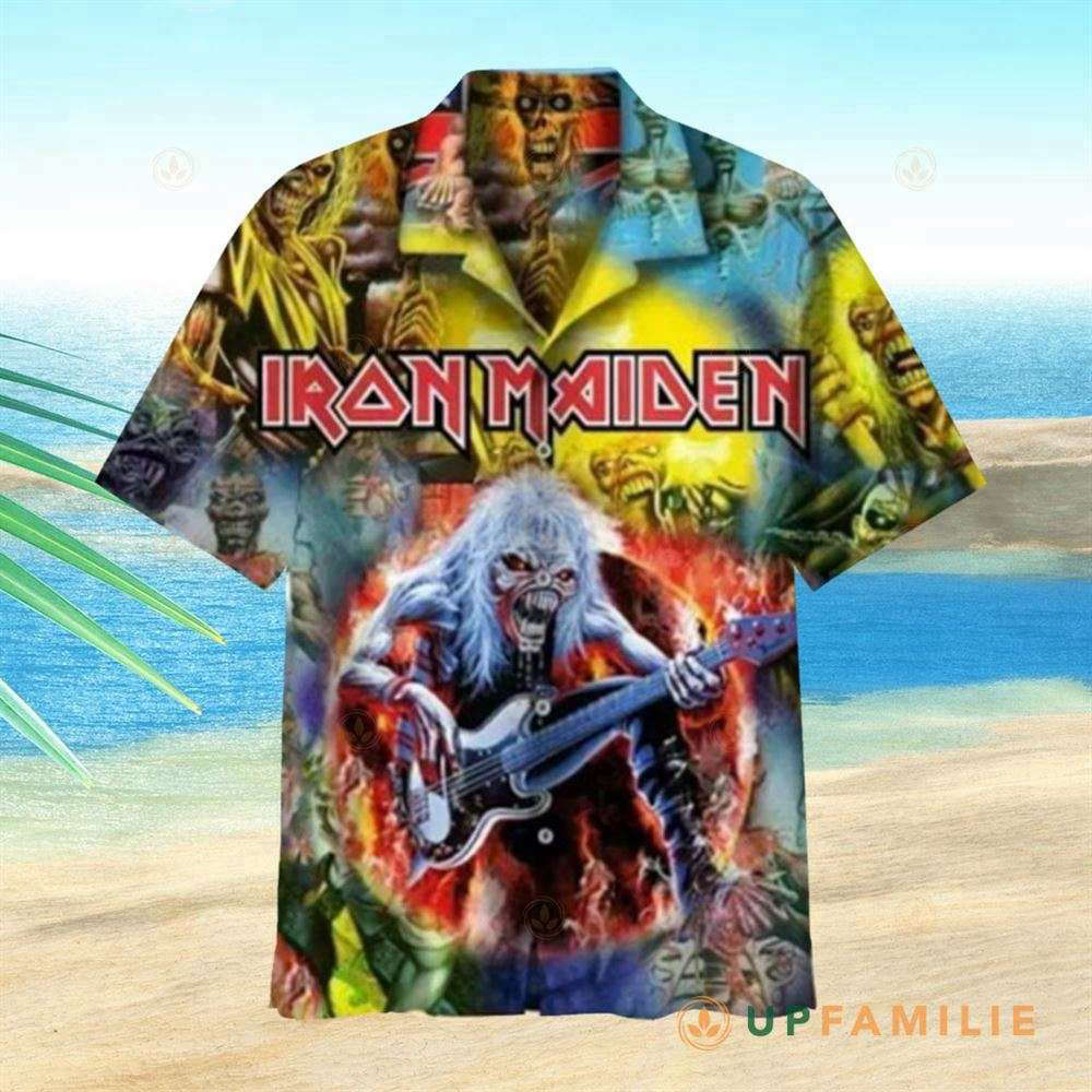 Iron Maiden Aloha 3d Summer Aloha Hawaiian Shirt