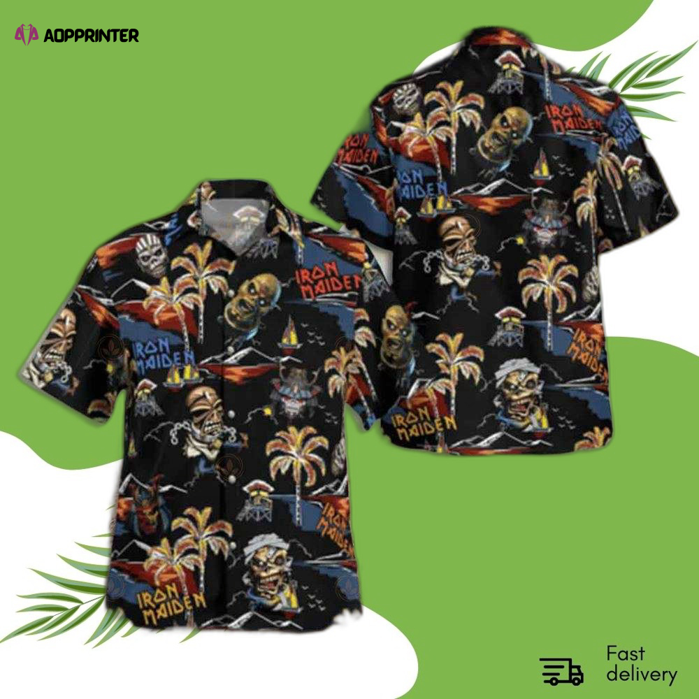 Iron Maiden Aloha Hawaiian Shirt - Aopprinter