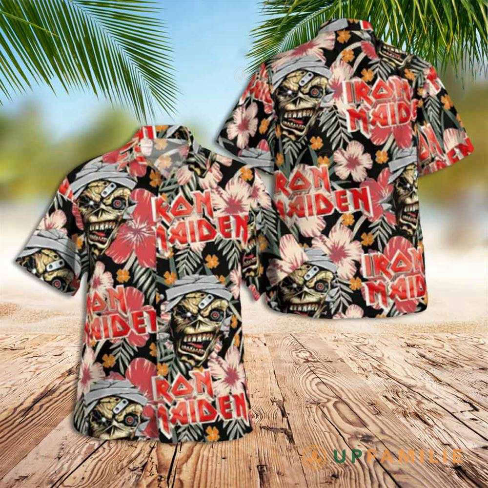 Iron Maiden Aloha 3d Summer Aloha Hawaiian Shirt - Aopprinter