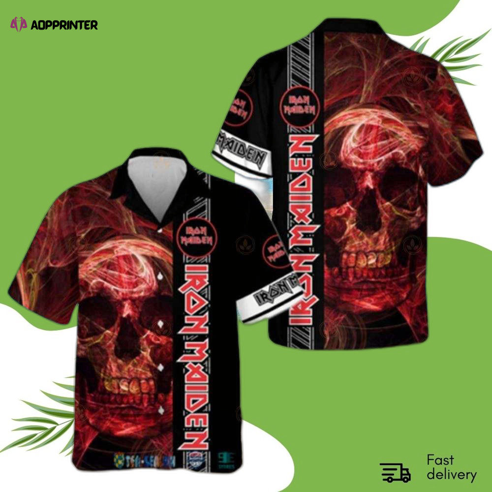 Iron Maiden Skull Iron Maiden Hawaiian Shirt
