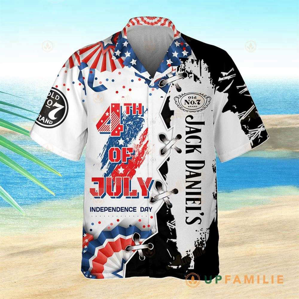 Jack Daniels Independence Day Hawaiian Shirt