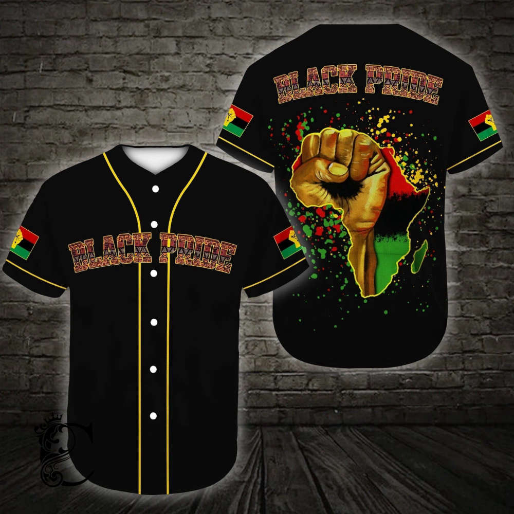 Juneteenth Black Pride Baseball Jersey: Celebrate Freedom with Stylish Prints