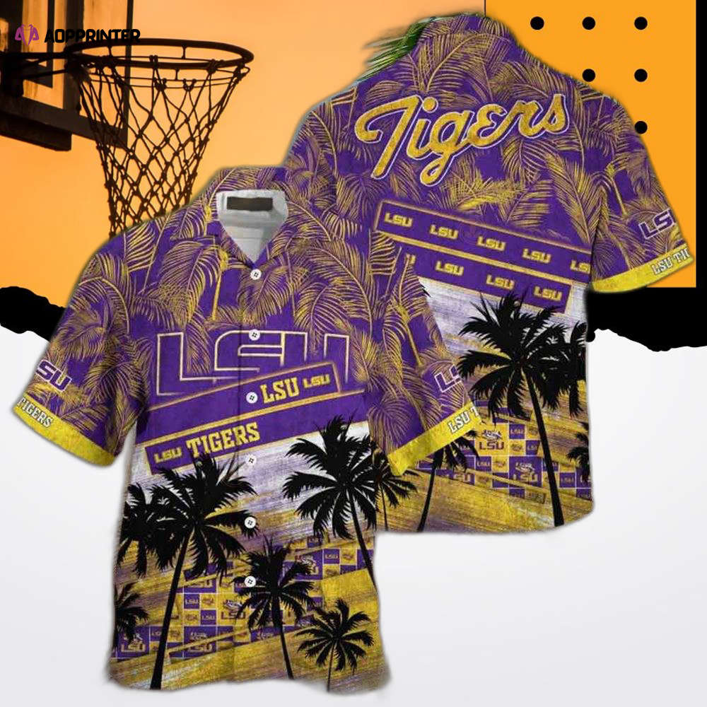 LSU Hawaiian Shirt – Tigers Retro Style for Ultimate Fans