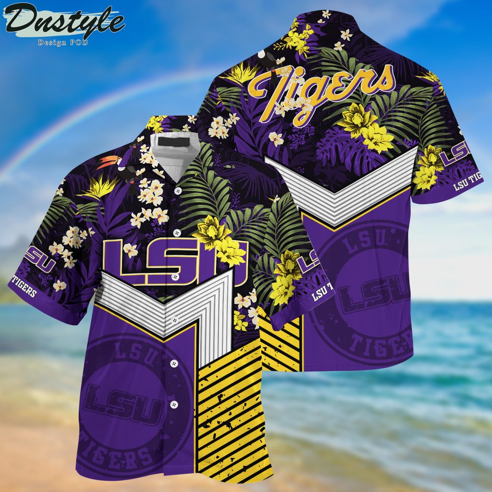 LSU Tigers Tropical Collection: Hawaii Shirt & Shorts – Vibrant & Stylish LSU Apparel