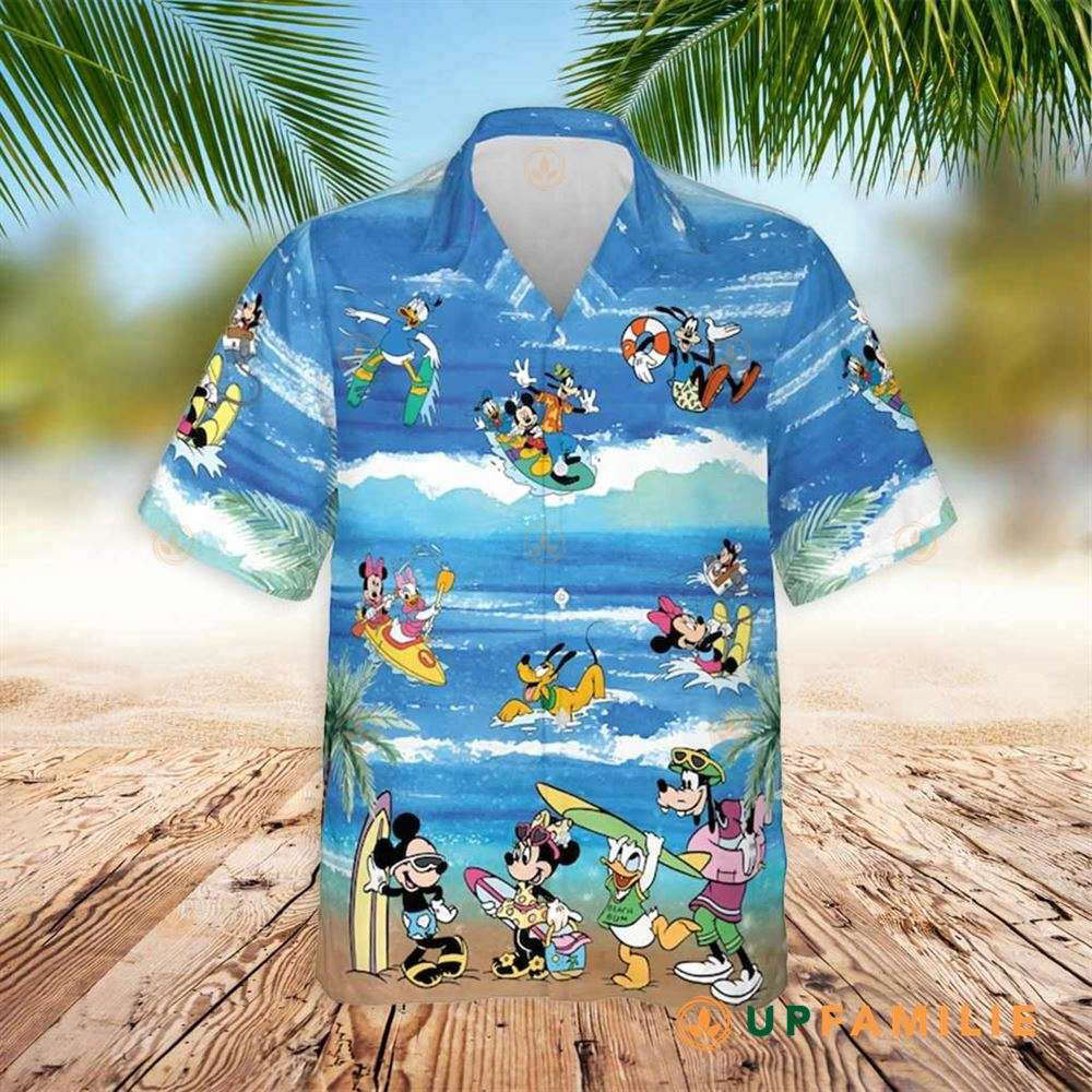 Mickey Mouse Disney Summer Mickey And Minnie Mouse Hawaiian Shirt