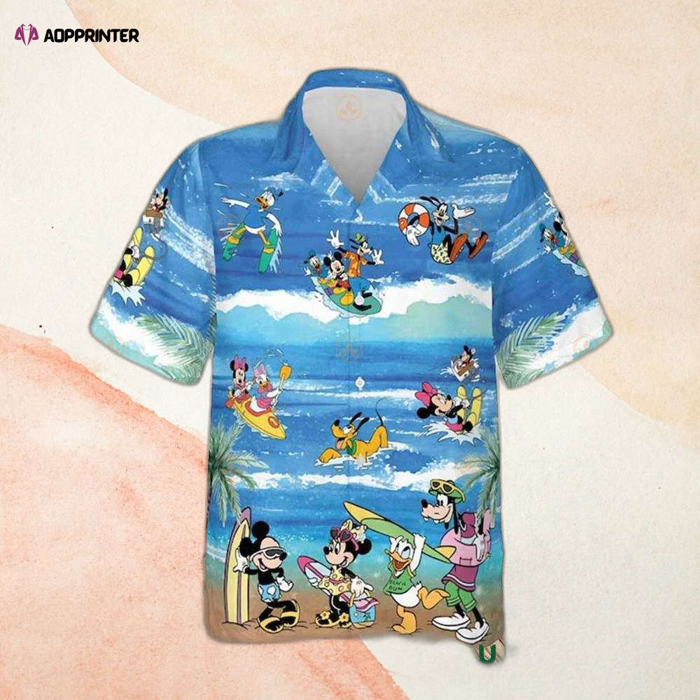 Mickey Mouse Disney Summer Mickey And Minnie Mouse Hawaiian Shirt