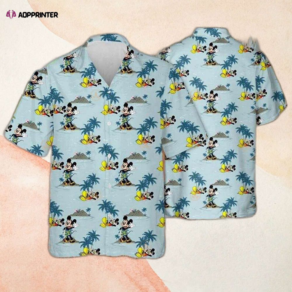 Mickey Mouse Disneyland Mickey And Friends Hawaiian Shirt