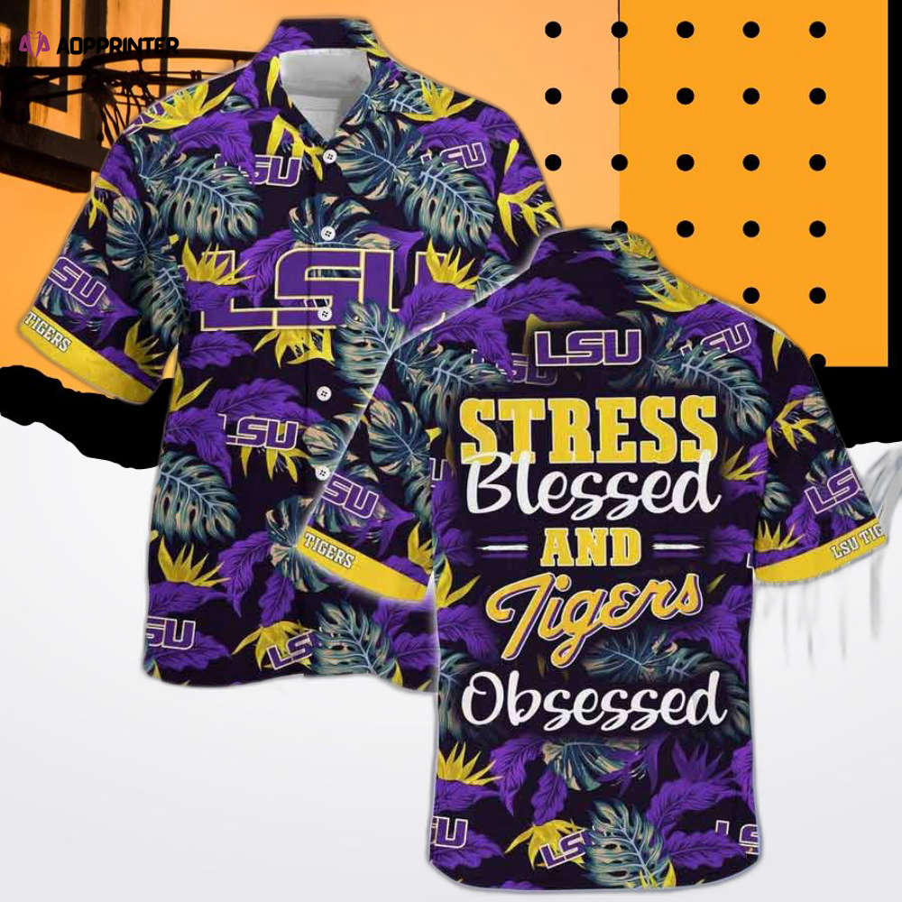 LSU Tigers Tropical Hawaiian Shirt: New Summer Gift with All Over Print