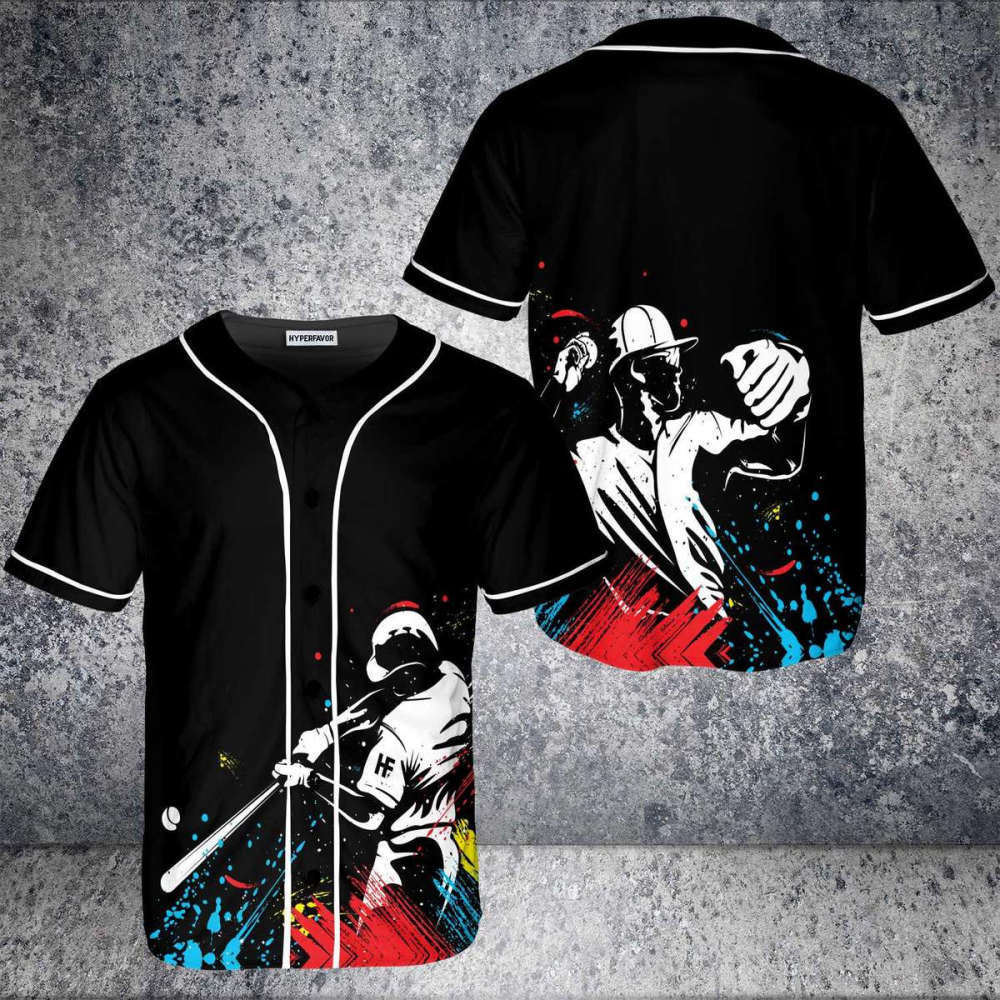 Paintball Baseball Player Baseball Jersey