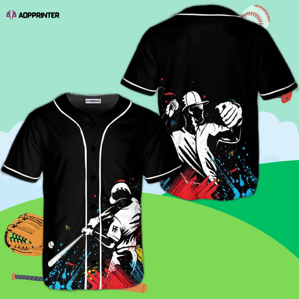 Paintball Baseball Player Baseball Jersey