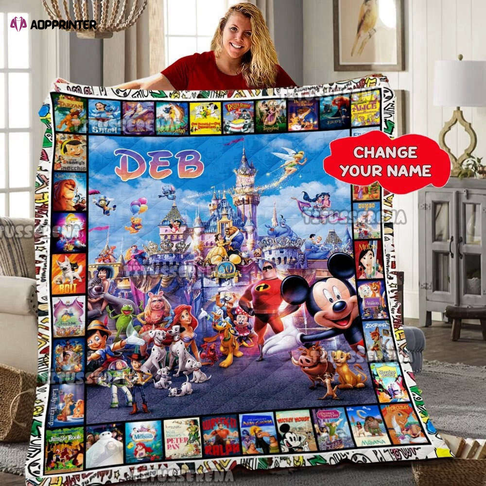 Personalized                Disney                Movies                Sherpa                Blanket                Disney                Blanket                Walt                Disney                Characters                Disney