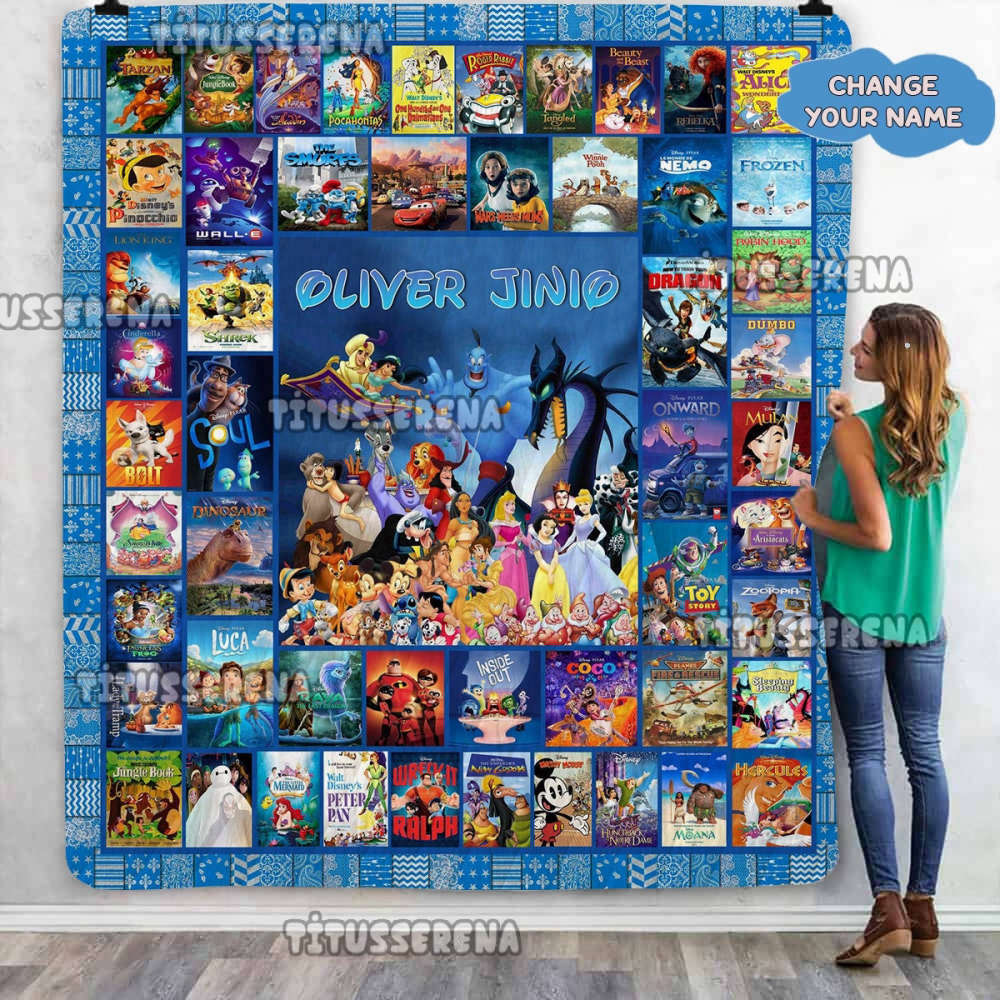 Personalized                Disney                Movies                Sherpa                Blanket                Disney                Blanket                Walt                Disney                Characters                Disney