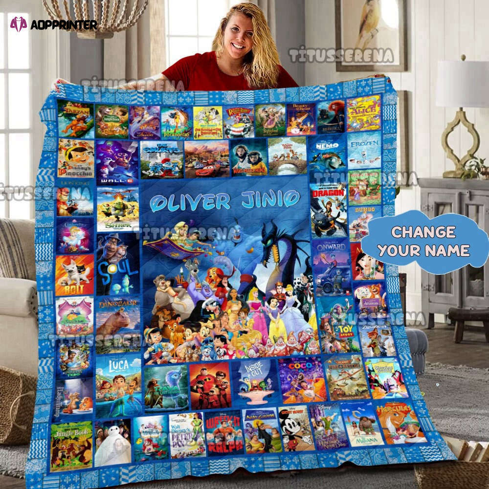 Personalized                Disney                Movies                Sherpa                Blanket                Disney                Blanket                Walt                Disney                Characters                Disney