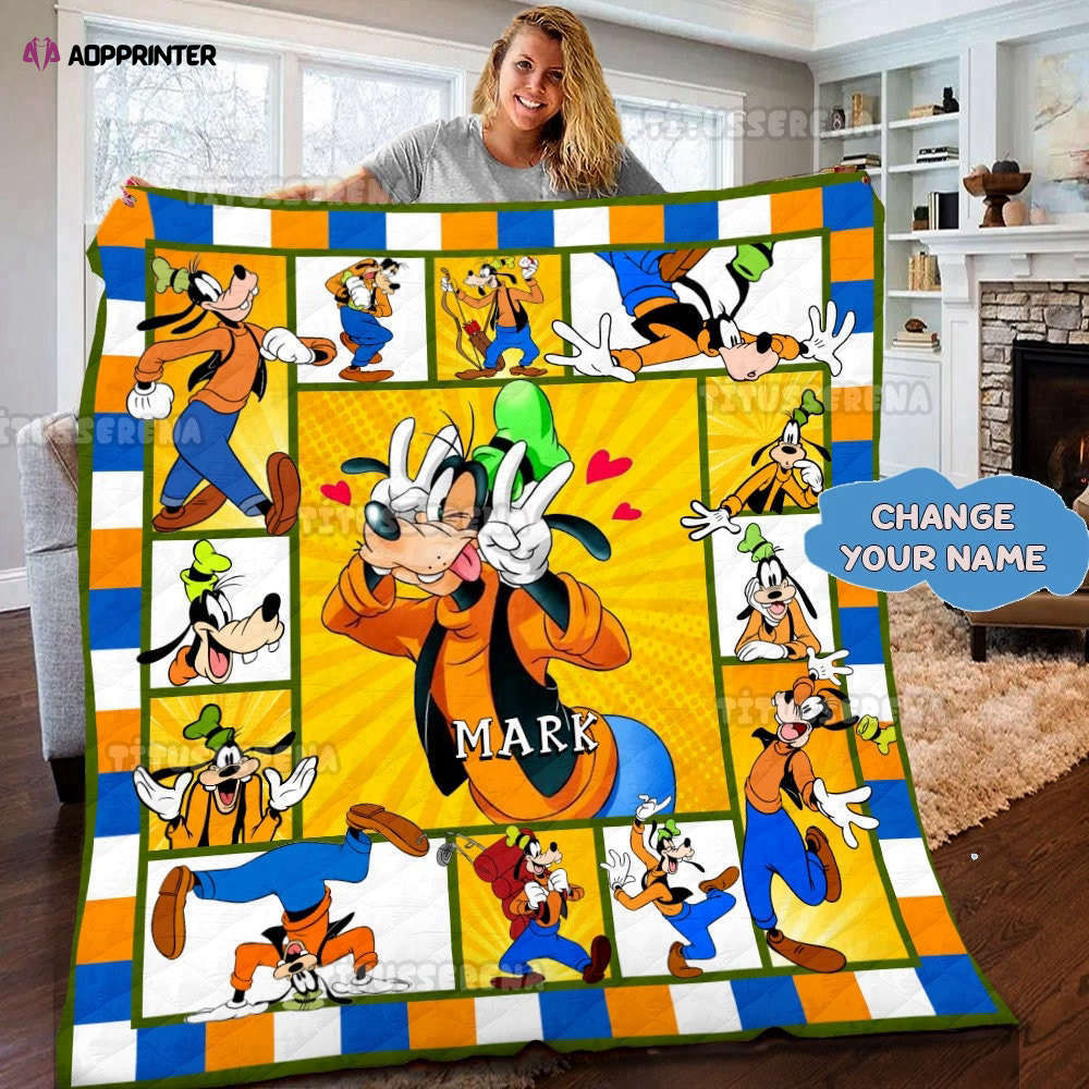 Personalized Disney Donald Duck Blanket Donald Duck Quilt Disney Donald Duck Christmas Blanket Donald Duck