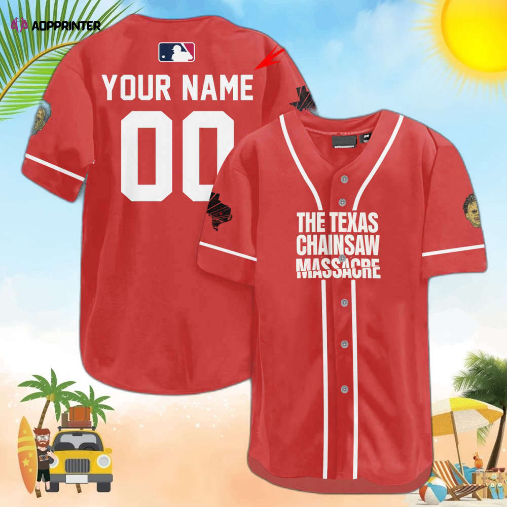 Personalized The Texas Chainsaw Massacre Baseball Jersey