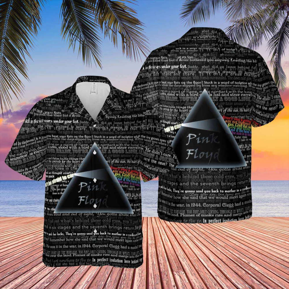 Pink Floyd Lyric Hawaiian Shirt