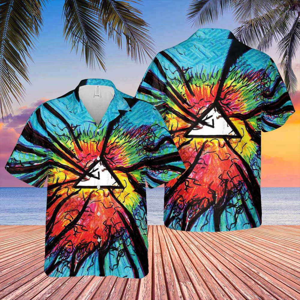 Pink Floyd Psychedelic Hawaiian Shirt