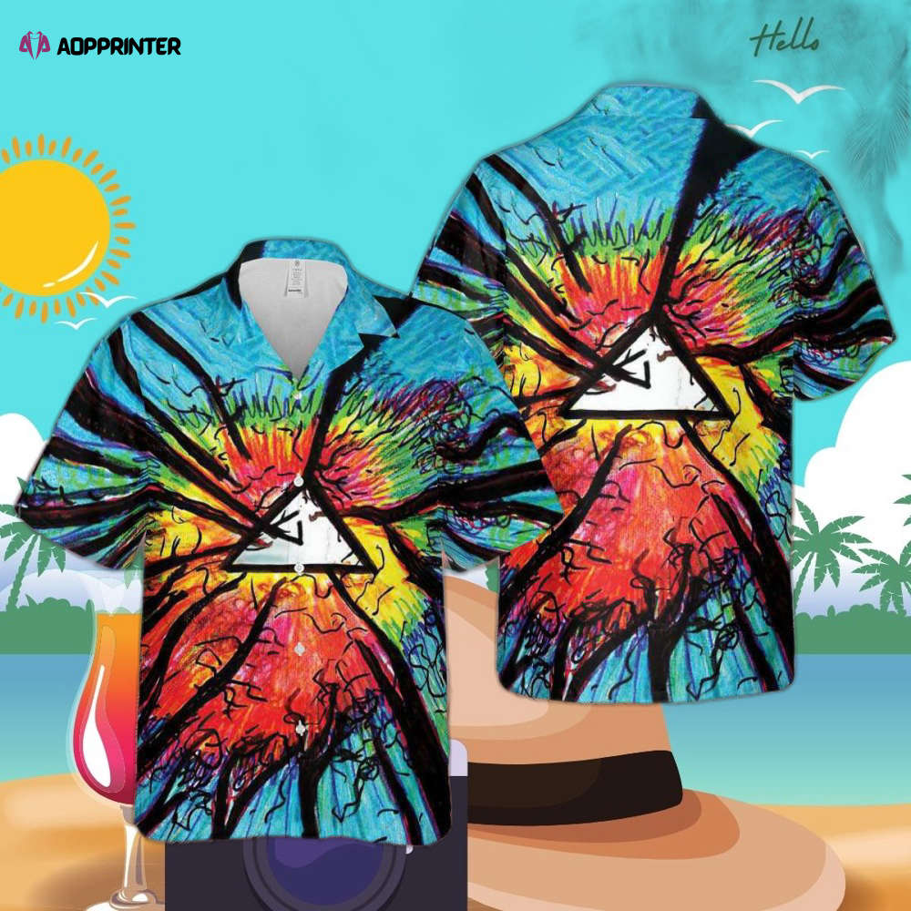 Pink Floyd Psychedelic Pink Floyd Hawaiian Shirt