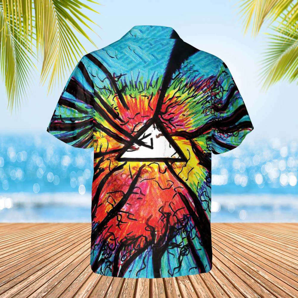 Pink Floyd Psychedelic Pink Floyd Hawaiian Shirt