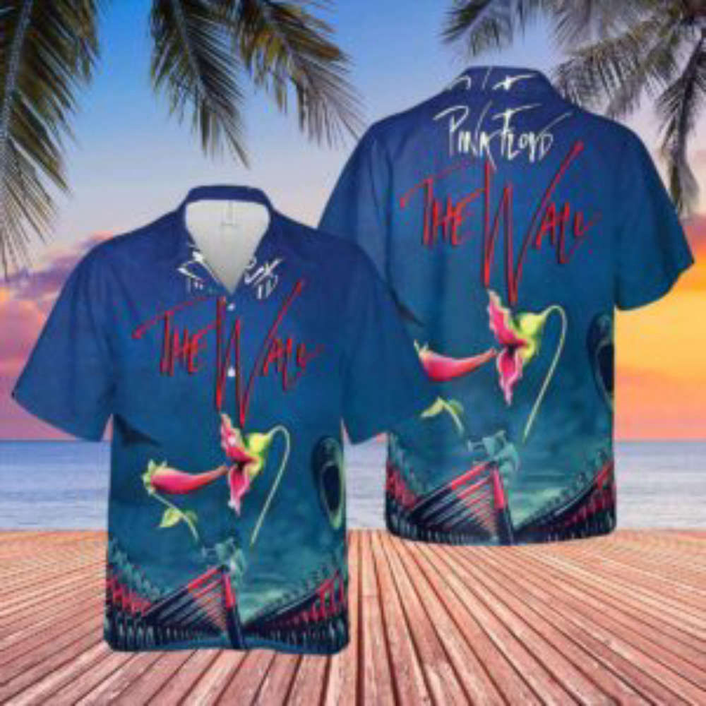 Pink Floyd The Wall Blue Hawaiian Shirt