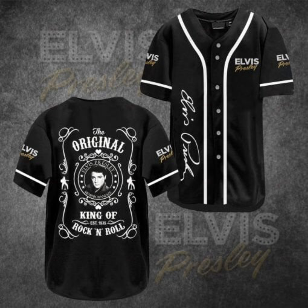 Rock  n Roll Icon: Elvis Presley Baseball Jersey – Limited Edition Collectible