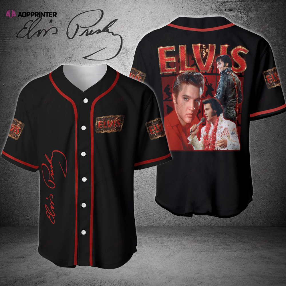 Elvis Presley 3D Printed Baseball Jersey: Iconic Style for True Fans