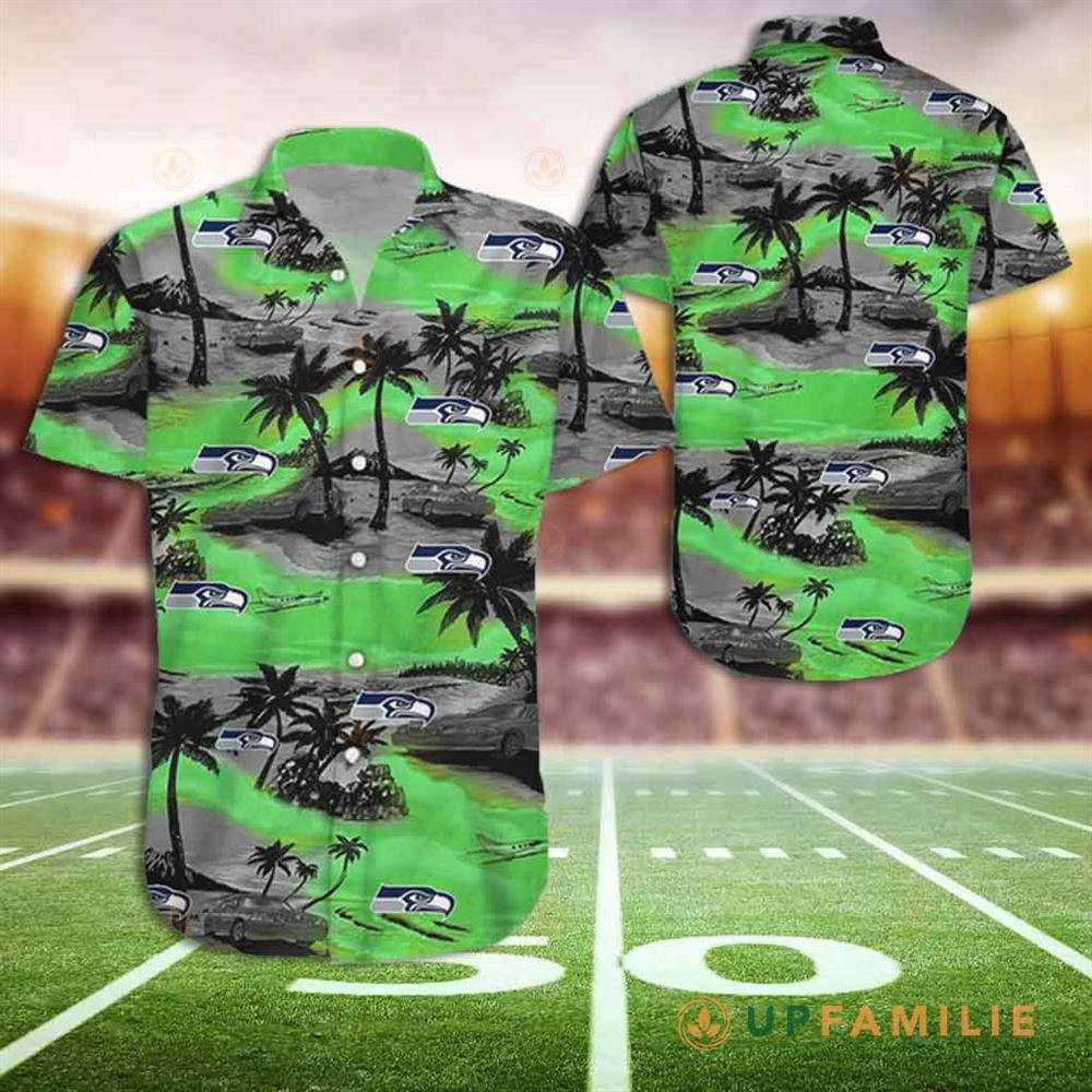 Seahawks Seahawks Button Up Shirt Nfl Hawaiian Shirt Hawaiian Shirt