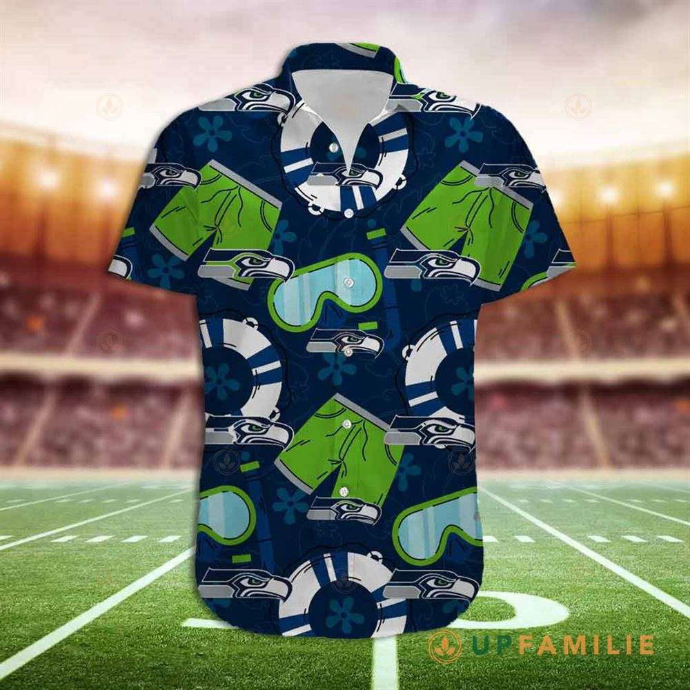 Seahawks Seattle Seahawks Aloha Shirt Hawaiian Shirt