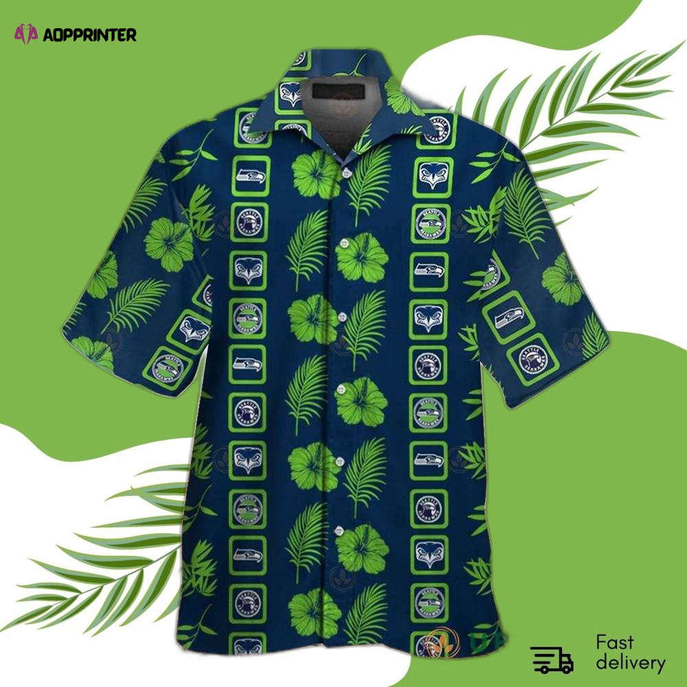 Seahawks Seattle Seahawks Short Sleeve Hawaiian Shirt