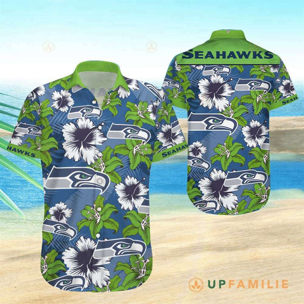 Seahawks Walmart Seattle Seahawks Hawaiian Shirt