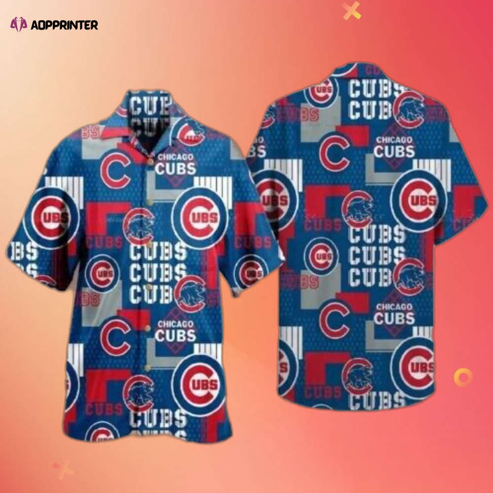 Short-Sleeve Hawaiian Shirt Shirt For Fans Baseball Sports Chicago shirt