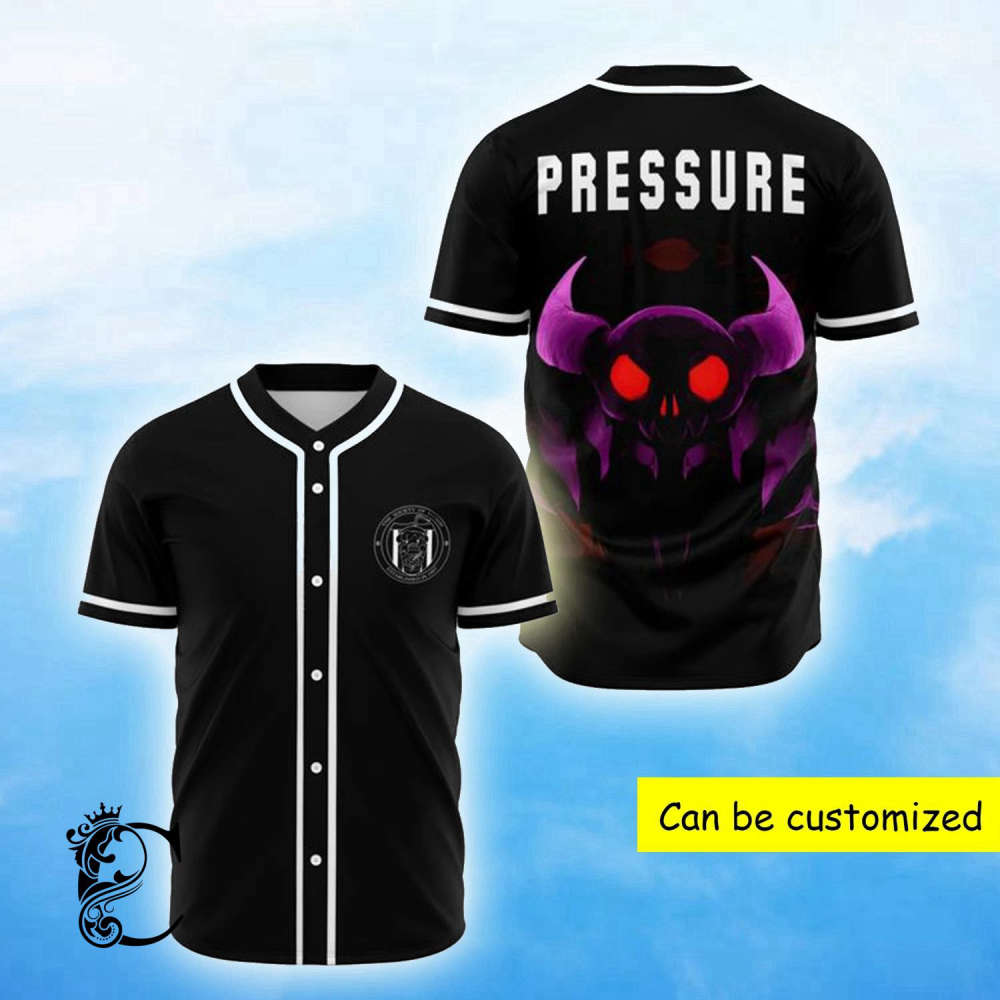 Slushii Pressure Rave EDM Baseball Jersey – Vibrant Style for Music Lovers