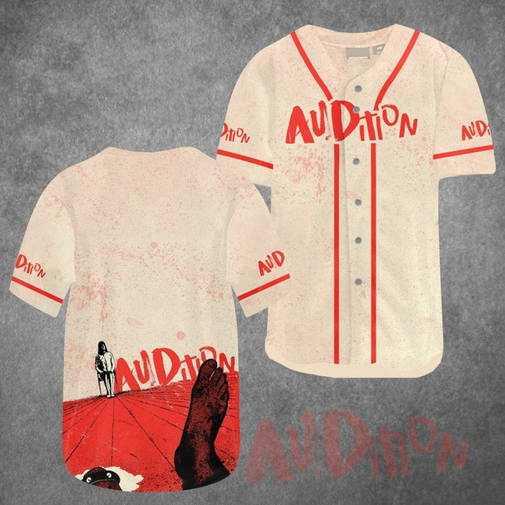 Spook Your Audition with Horror Movie Printed Baseball Jersey – Shop Now,