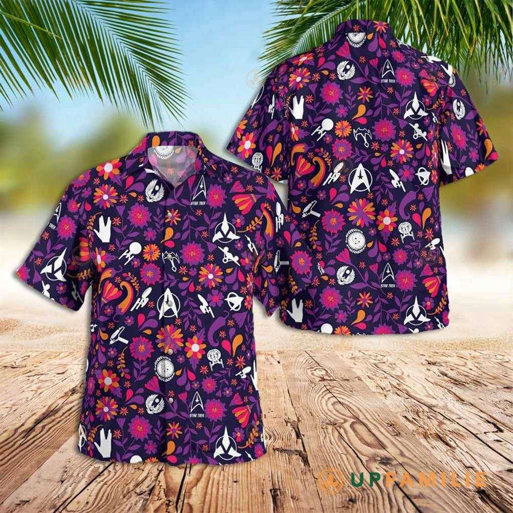 Star Trek Seamless Hawaiian Shirt Summer Holiday Fans Gift