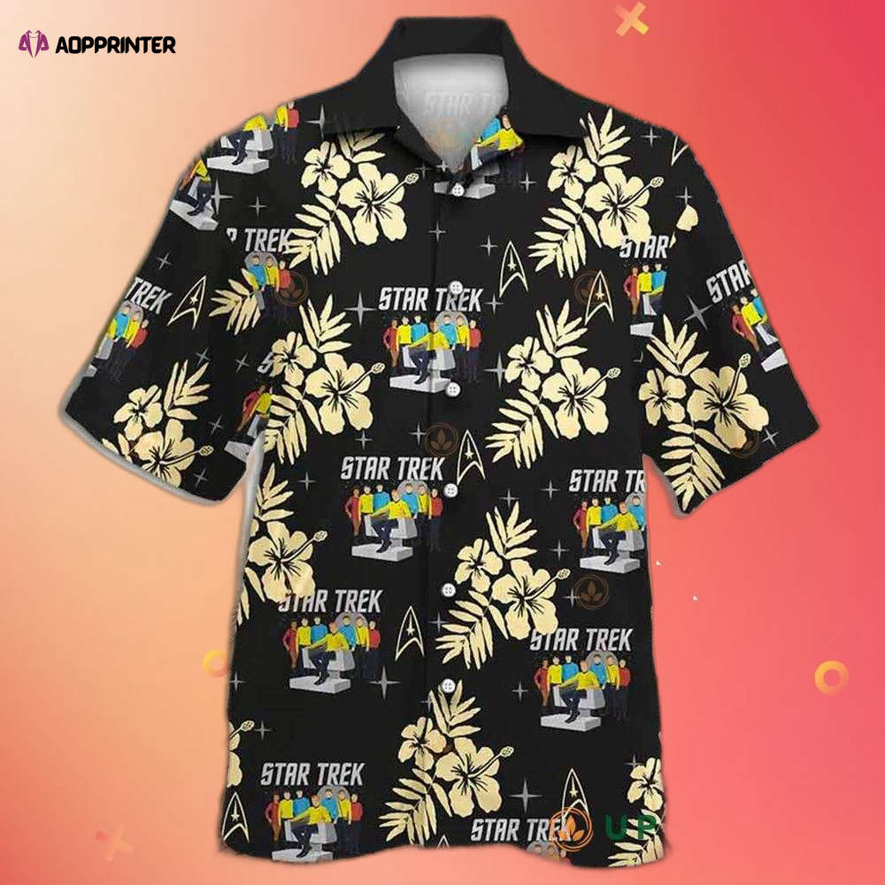Star Trek Star Trek Black 104 Hawaiian Shirt Summer Holiday Fans Gift