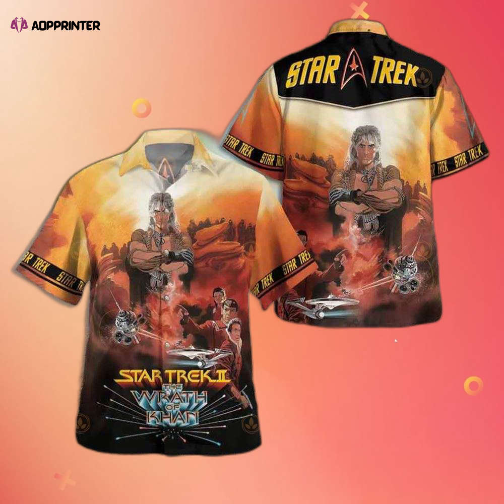 Star Trek The Wrath Of Khan Star Trek Hawaiian Shirt Summer Holiday Fans Gift