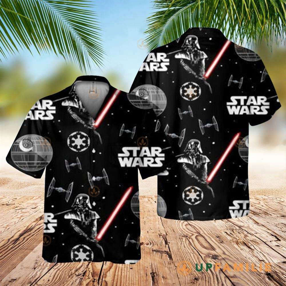 Star Wars Star Wars Darth Vader With The Galactic Empire Logo Hawaiian Shirt