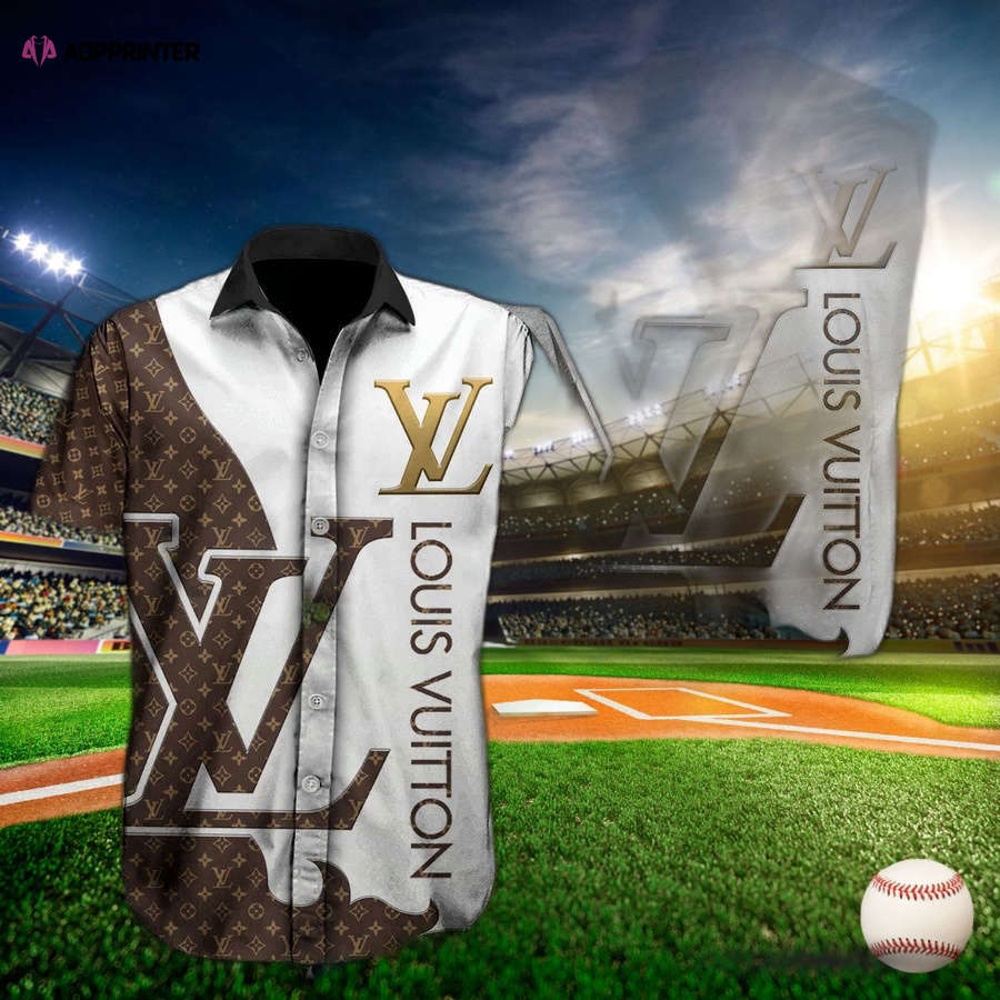 Stylish Louis Vuitton Button Shirt: Luxury Summer Outfit for Men & Women – Shop Now!