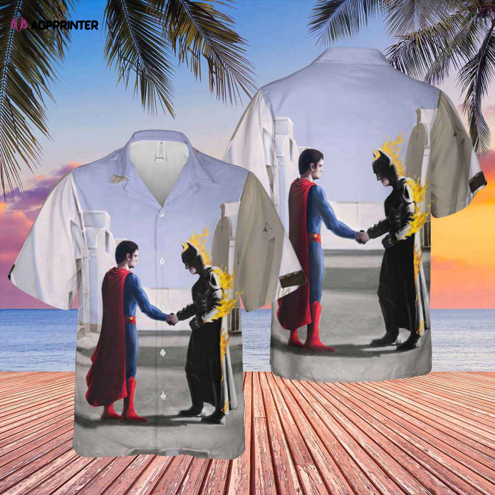 Superman vs batman Wish You Were Here Pink Floyd Hawaiian Shirt Fans