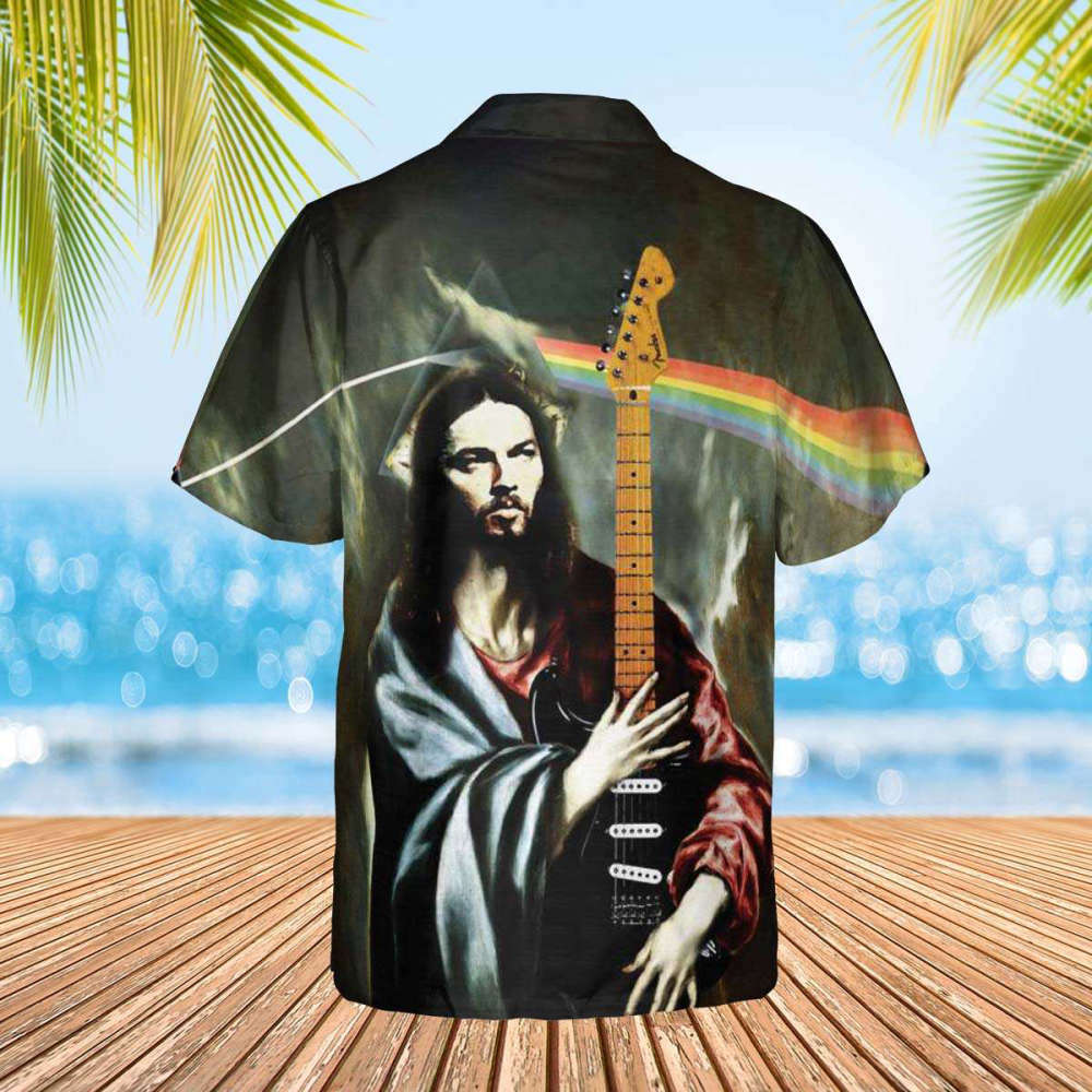 The Prophecy Of Prog David Gilmour Jesus Pink Floyd Hawaiian Shirt